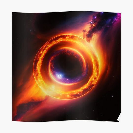 Discover Black Hole Premium Matte Vertical Poster