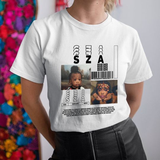 Discover SZA Vintage T-Shirt, SZA Merch , Good Days 90's Vintage T-Shirt