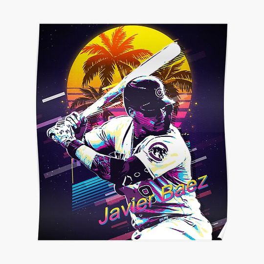Discover Javier Baez Premium Matte Vertical Poster