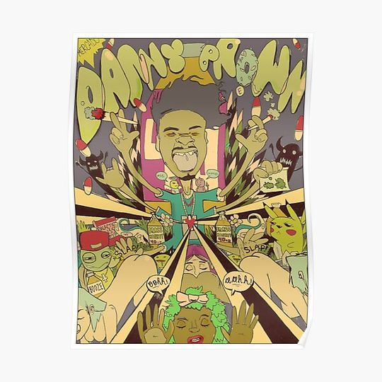 Discover DANNY BROWN Premium Matte Vertical Poster
