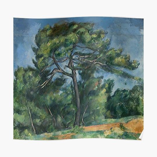 Discover The Great Pine by Paul Cézanne Premium Matte Vertical Poster