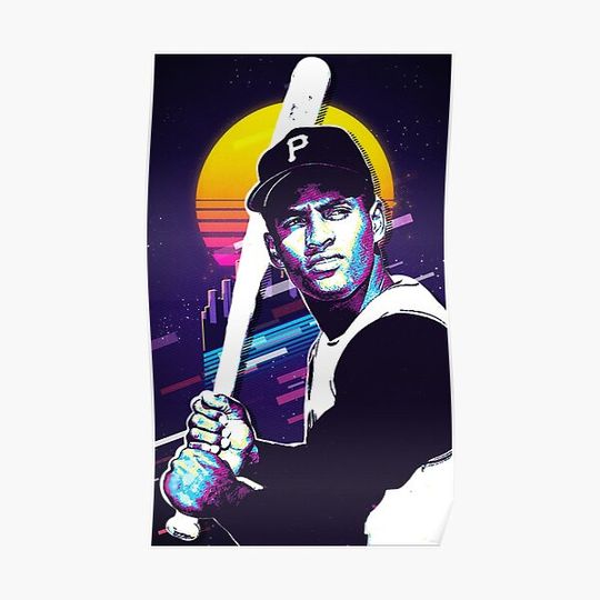 Discover Roberto Clemente Premium Matte Vertical Poster