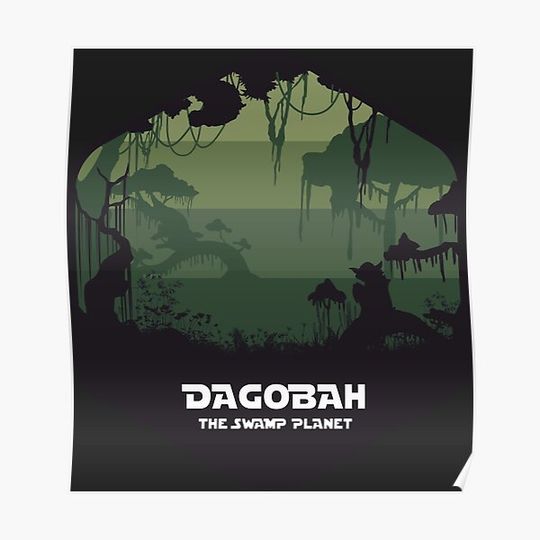Discover Dagobah Premium Matte Vertical Poster