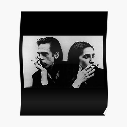 Discover Nick Cave and PJ Harvey Lover Premium Matte Vertical Poster