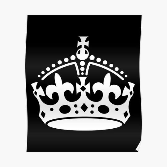 Discover British Crown. Her Majesty the Queen Premium Matte Vertical Poster