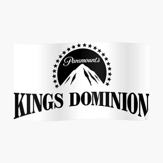 Discover Paramount's Kings Dominion Logo Premium Matte Vertical Poster