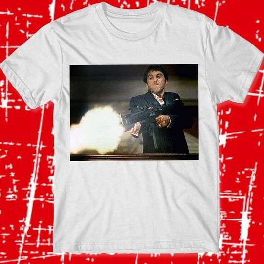 Discover Iconic Scar Face scene t-shirt