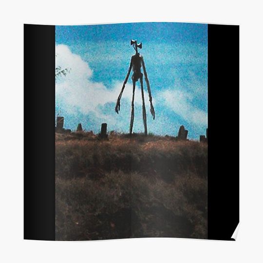 Discover Siren head horror photo Premium Matte Vertical Poster