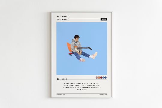 Discover Boy Pablo - Soy Pablo Album Poster