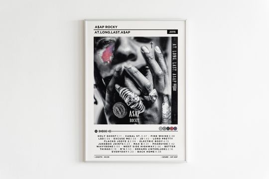 Discover Asap Rocky At Long Last Album Poster