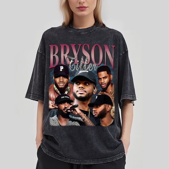 Discover Bryson Tiller Vintage T-Shirt, Hiphop RnB Rapper Gift