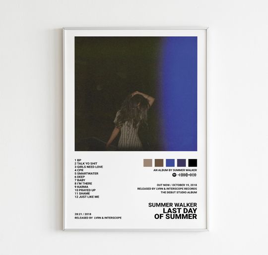 Discover Summer Walker Posters | Last Day Of Summer Poster