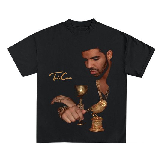 Discover DRAKE ALBUM T-SHIRT, Rare Take Care Album Cover Art Rap T-Shirt