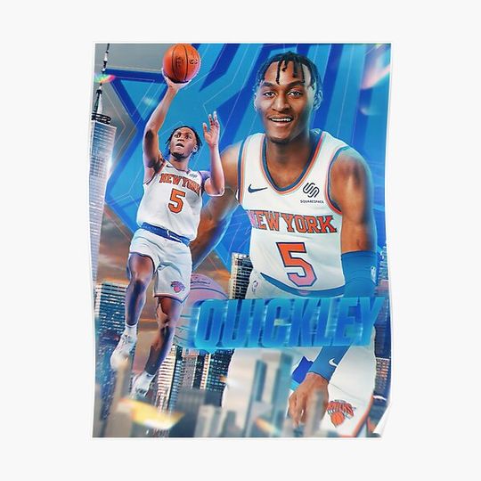 Discover Immanuel Quickley #5 Basketball Premium Matte Vertical Poster