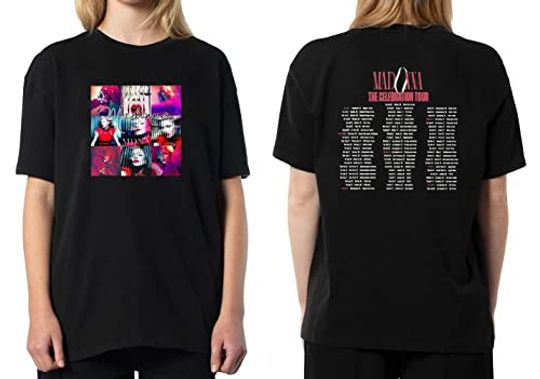 Discover Madonna 2023 Tour Four Decades T-Shirt