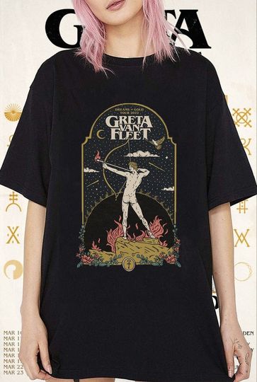 Discover Greta Van Fleet Tie Dye T-Shirt | Band Merchandise