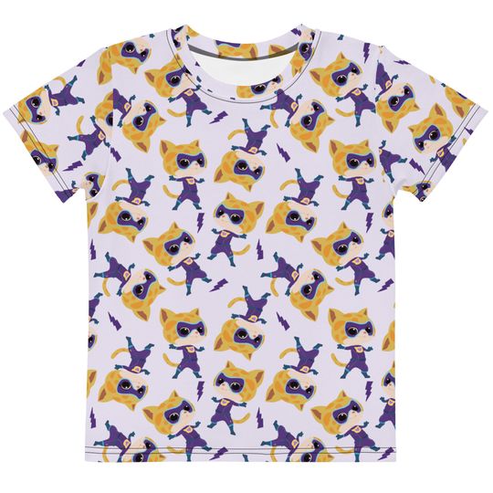 Discover Super Kitties. Sparks 3D t-shirt