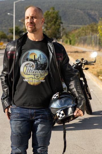 Discover Chicago band live in concert t shirt