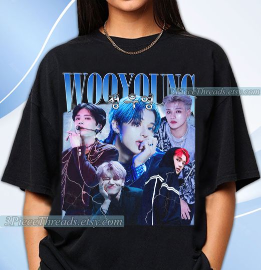 Discover Wooyoung Ateez Graphic Shirt