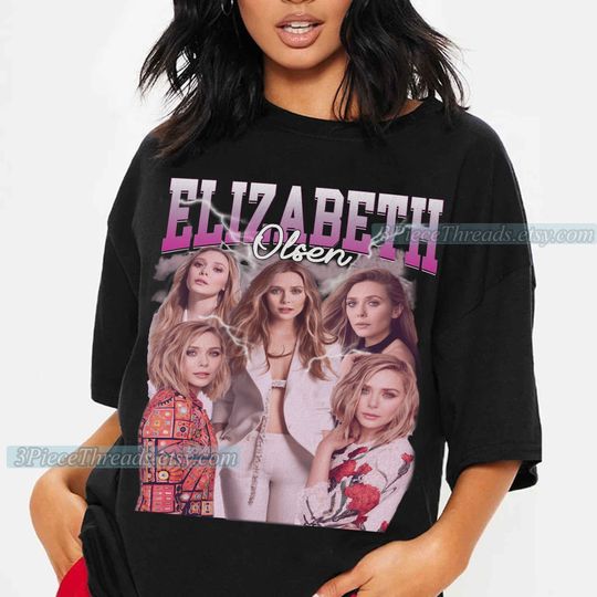 Discover Vintage Elizabeth Olsen T-shirt