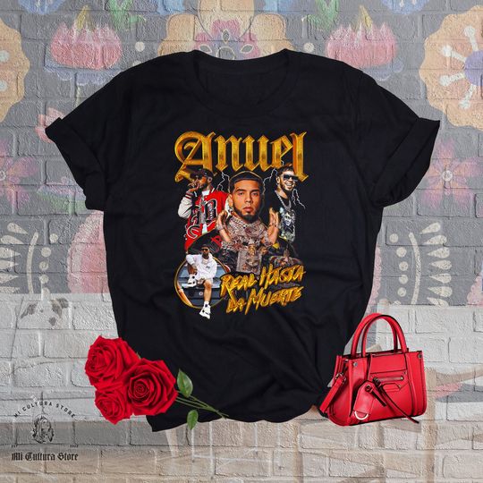 Discover Anuel AA Vintage look Shirt | realist la| T-Shirt | Anuel AA Clothing