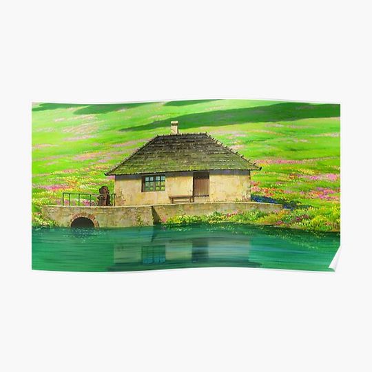 Discover howls moving castle Premium Matte Vertical Poster