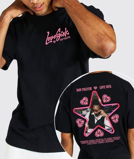 Discover Don Toliver Love Sick Tour 2023 Love Fan Shirt