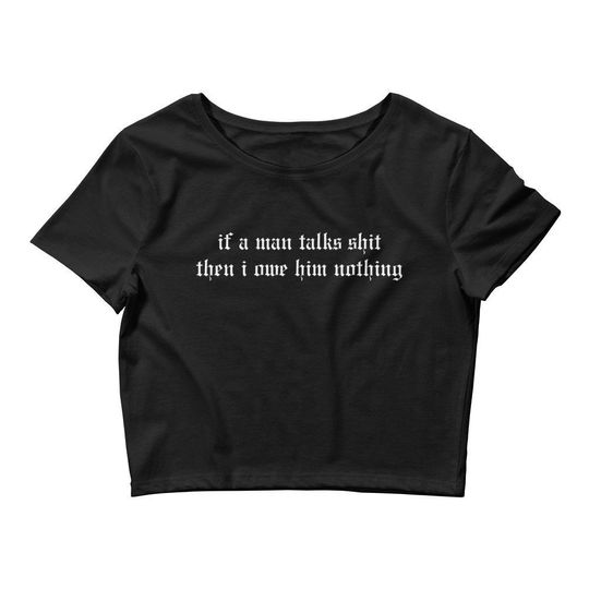 Discover Reputation Album "Did Something Bad" Snake Flowy Crop Top