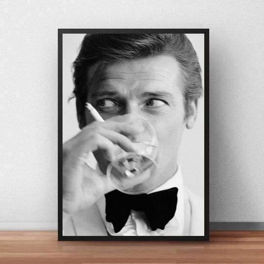 Discover Roger Moore Movie James Bond Movie Poster
