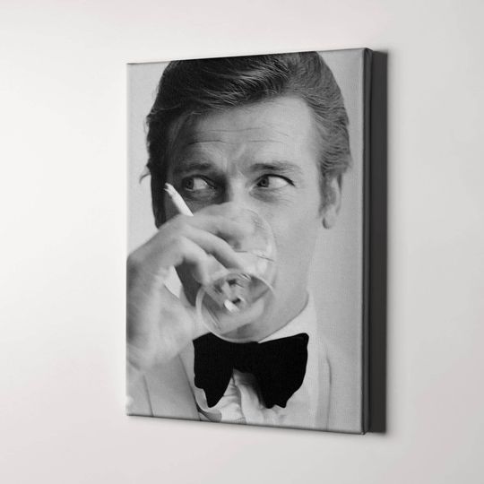 Discover Roger Moore James Bond 007 Poster