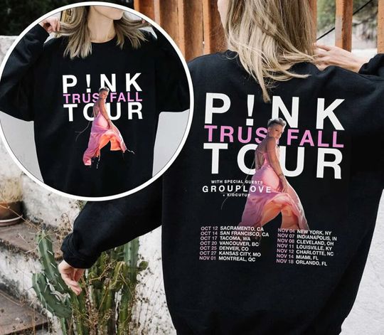 Discover P!nk Trustfall Tour 2023 T-Shirt