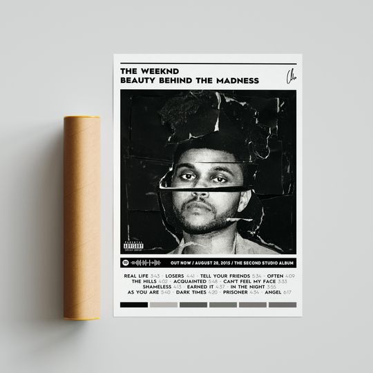 Discover Weeknds - Beauty Behind the Madness Album Poster