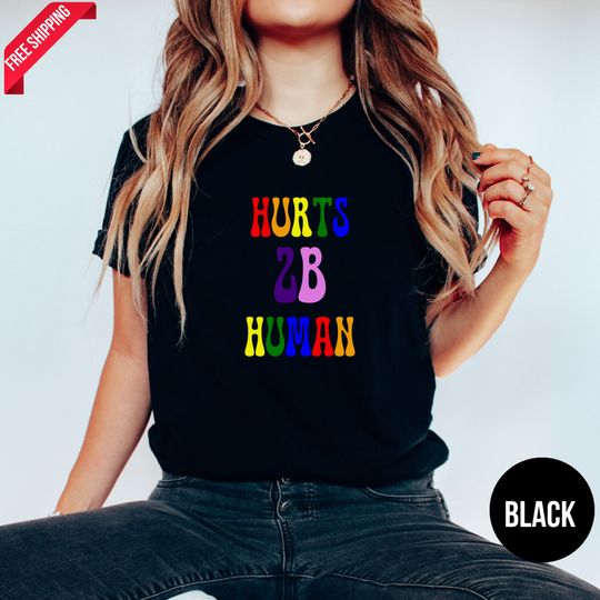 Discover Hurts 2B Human Pink Singer Shirt For Gay Pride Tshirt For LGBTQ Concert Tee P!nk Shirt