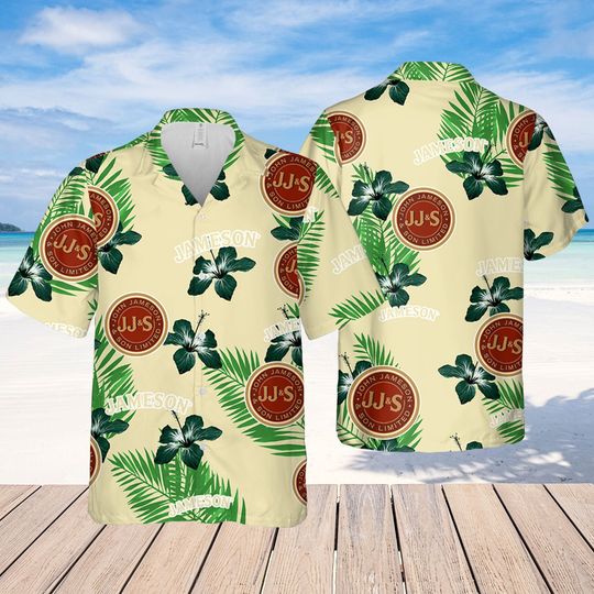 Discover Jameson Hawaiian Hibiscus Flower Pattern,Tropical Beach Shirt ,