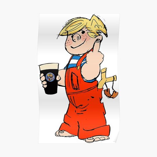 Discover Dennis the menace Premium Matte Vertical Poster