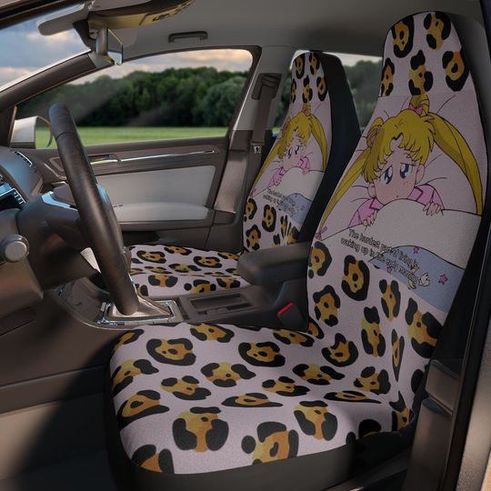 Discover Sailor Moon car seat covers for vehicle, pink, cute car access