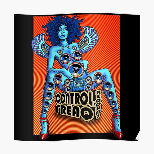 Discover Best Of Erykah Badu is an American singer Premium Matte Vertical Poster