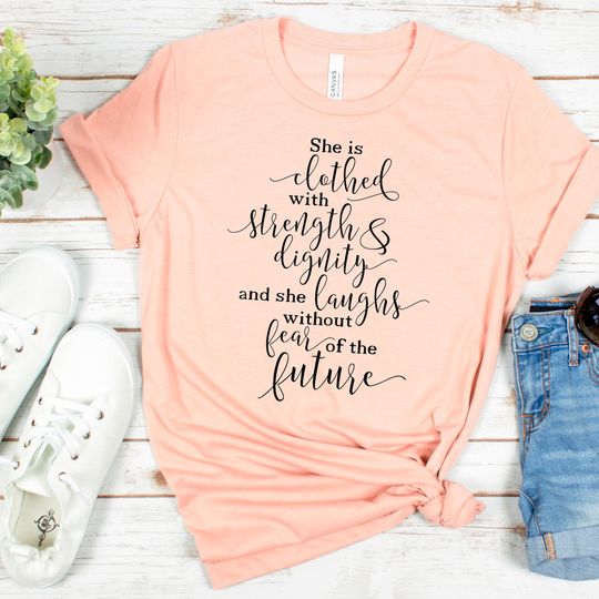Discover Proverbs 31 Women's Christian T-Shirt