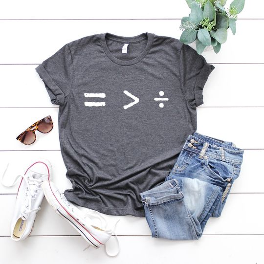 Discover Equality Is Greater Than Division Shirt, Social Justice Tshirt, Feminism Shirt, Equal Rights Tee,Equality Shirt, Social Activist Gifts, 