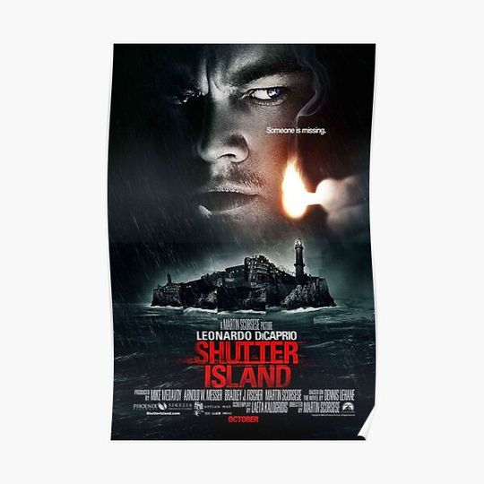 Discover Shutter Island (2010) Movie Premium Matte Vertical Poster