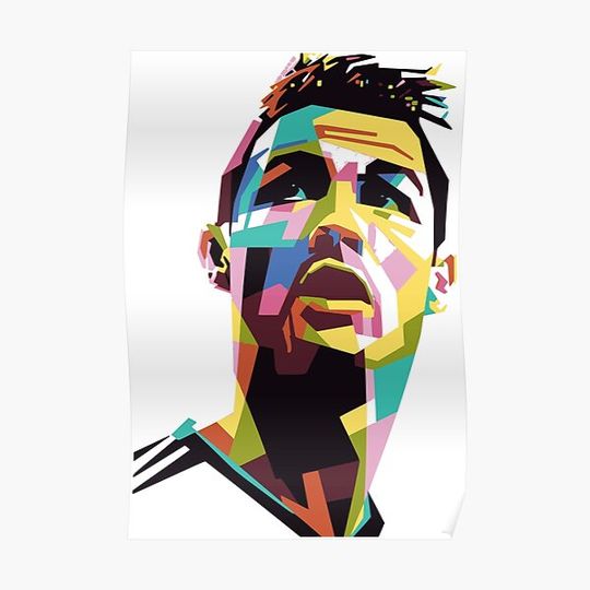 Discover CR7 art Premium Matte Vertical Poster