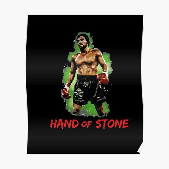 Discover Roberto Duran hand of stone Premium Matte Vertical Poster
