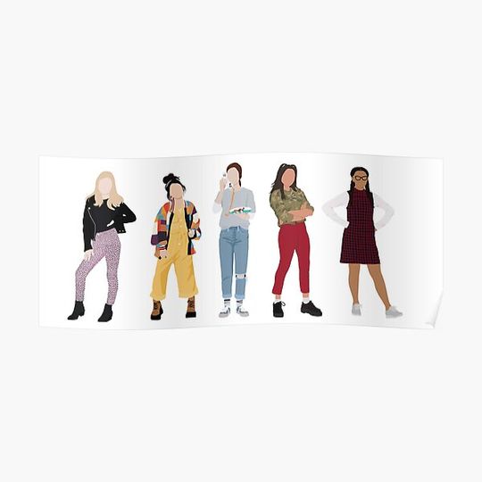 Discover The Babysitters Club Members Premium Matte Vertical Poster