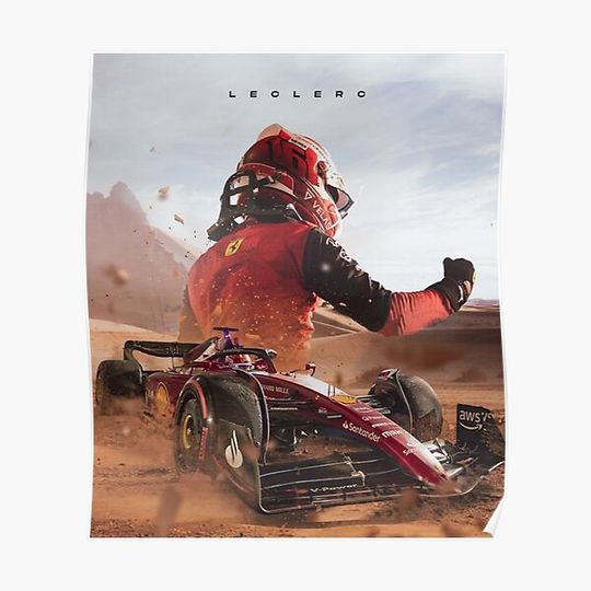 Discover leclerc poster Premium Matte Vertical Poster