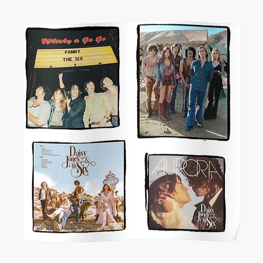 Discover Daisy Jones and The Six film stickers Premium Matte Vertical Poster