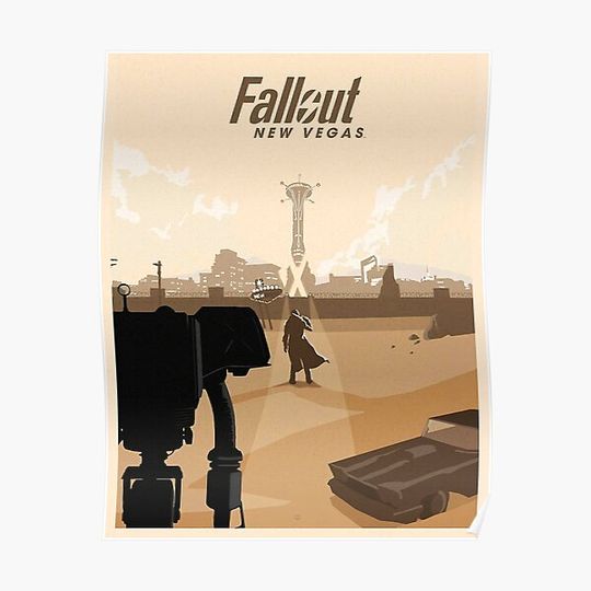Discover Falllout New Vegas Gaming art Premium Matte Vertical Poster
