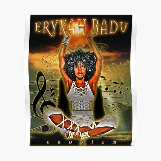 Discover Erykah Badu art Premium Matte Vertical Poster
