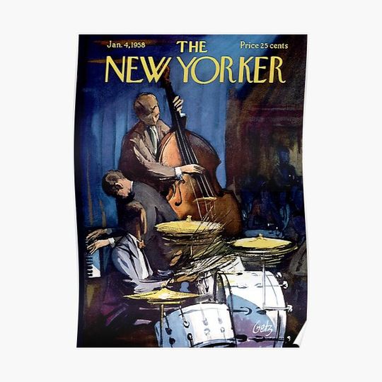 Discover The New Yorker January 1958 Premium Matte Vertical Poster