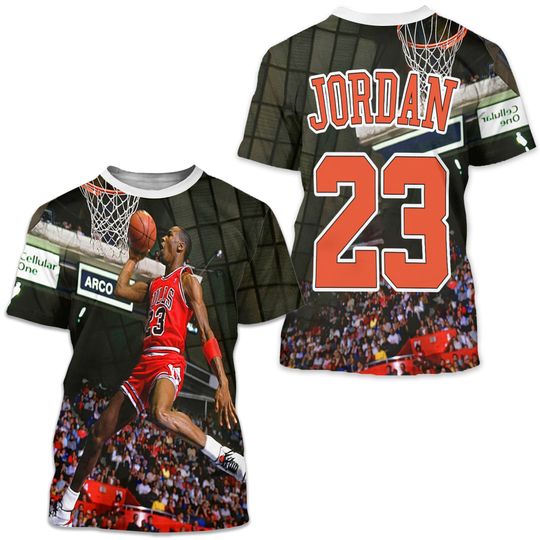 Discover Micheal Jordan All Over Print T Shirt
