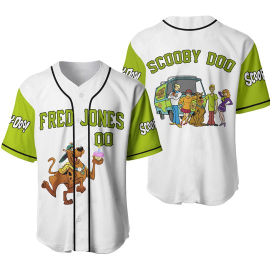 Discover Scooby Doo Family Cartoon Baseball Jersey, Personalize Baseball Jersey